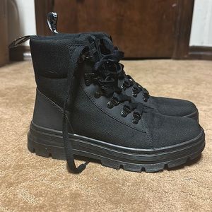 DONATING SOON! Canvas Dr Martens Combs Platform Combat Boot
